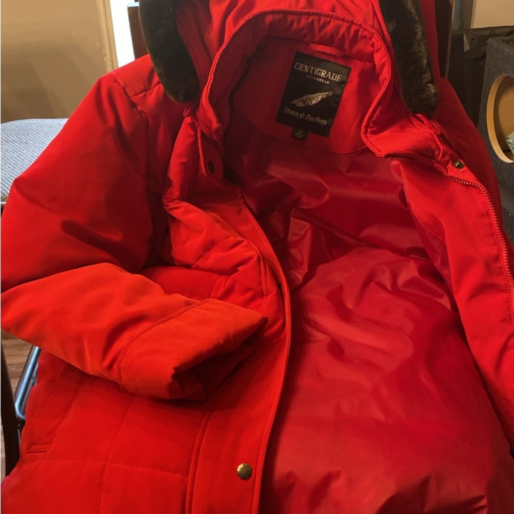 Centigrade Red Puffer Jacket